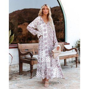 NWT  VICI Rushmore Floral Boho Maxi Dress- Size Medium